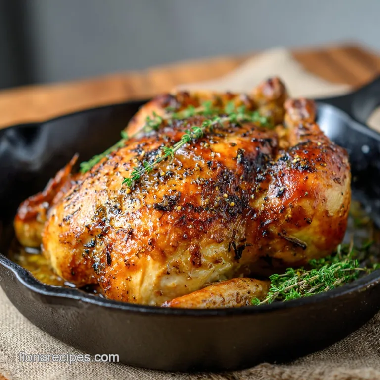 Garlic Herb Rotisserie Chicken Skillet: Creamy and Crispy