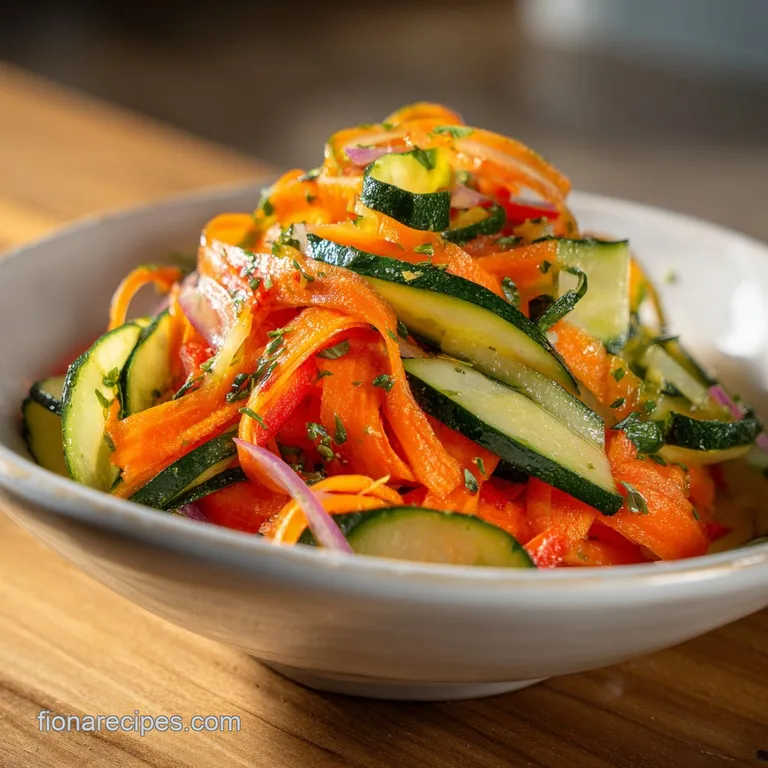 Carrot Cucumber Salad: Crisp and Refreshing
