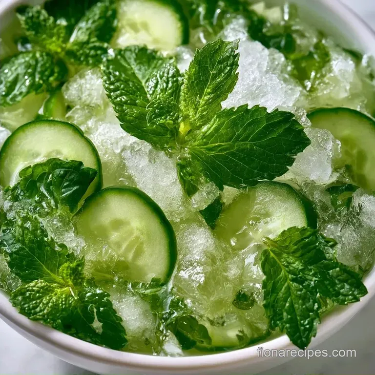 Cucumber Mint Lemonade in 20 Minutes