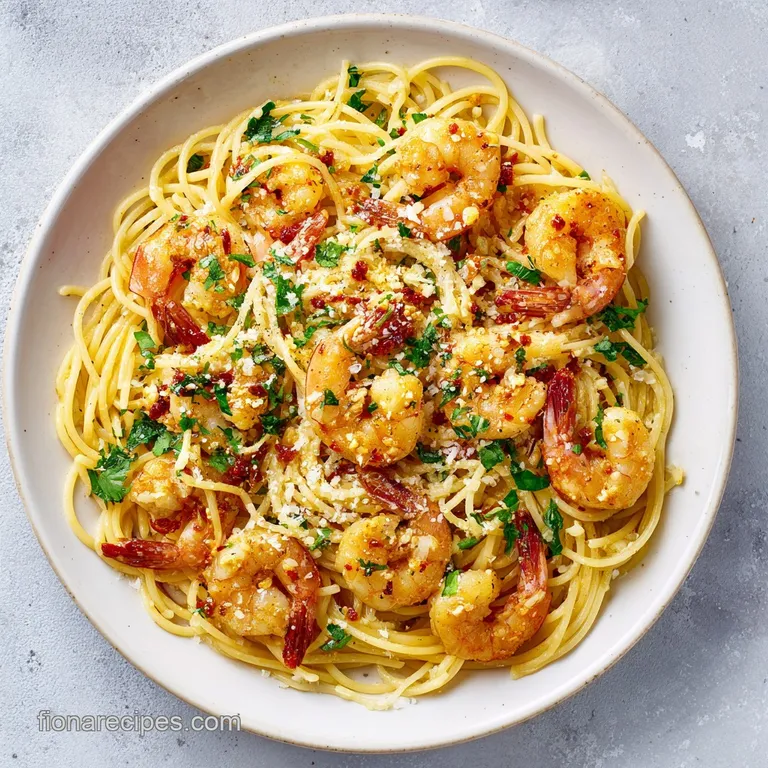 Garlic Butter Shrimp Pasta