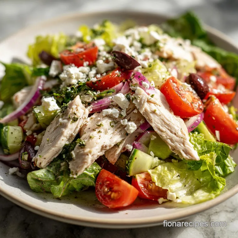 Greek Salad with Chicken Recipe