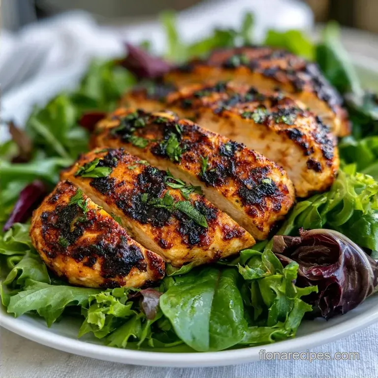 Grilled Chicken Protein Salad in 40 Minutes