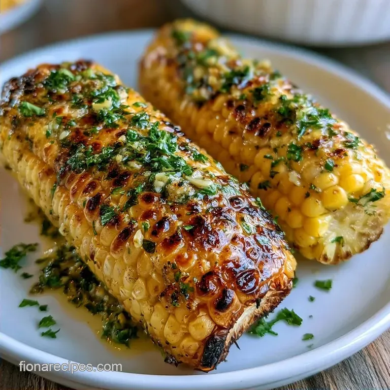 Smoky Garlic Butter Grilled Corn On the Cob