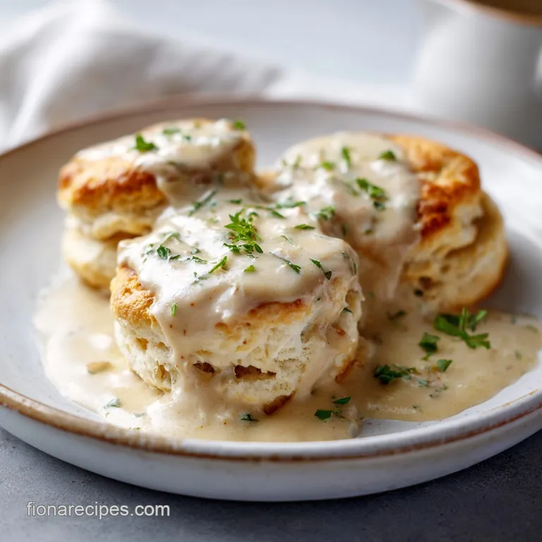 Homemade Biscuits and Gravy Recipe