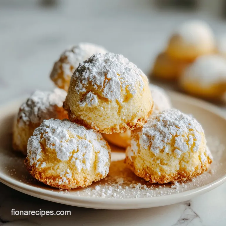 Italian Lemon Cookies: Soft and Zesty
