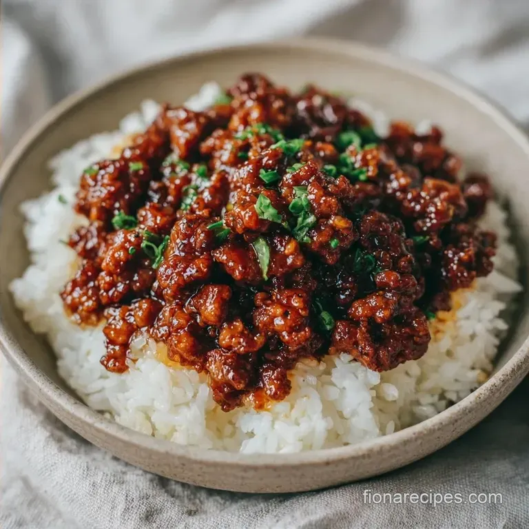 Korean Beef Bowls: Savory and Sweet