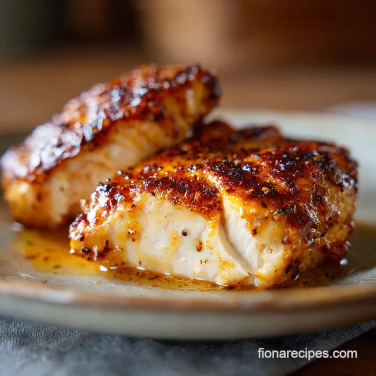 Perfectly plated chicken with a rich, creamy sauce, bright sun-dried tomatoes, and fresh basil garnish, inviting to eat.