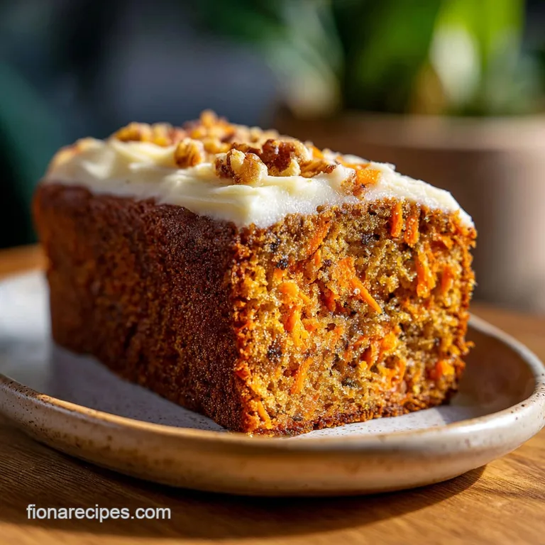 Moist Carrot Cake Recipe with Cream Cheese Frosting