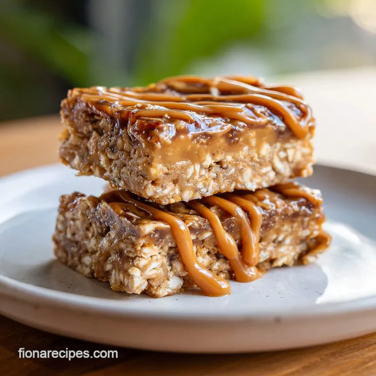 Stacked peanut butter bars showcasing layers of smooth peanut butter and rich dark chocolate on a white dessert plate.