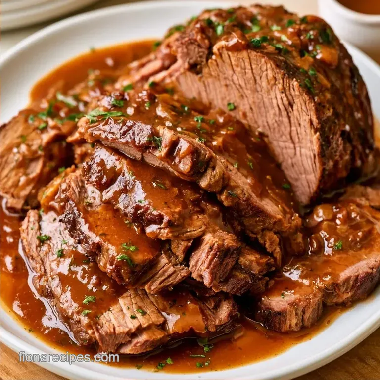 Slow-Cooked Onion Soup Mix Pot Roast