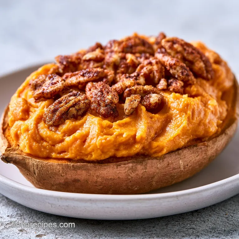 Pecan Pie Twice Baked Sweet Potatoes: Crispy and Velvety