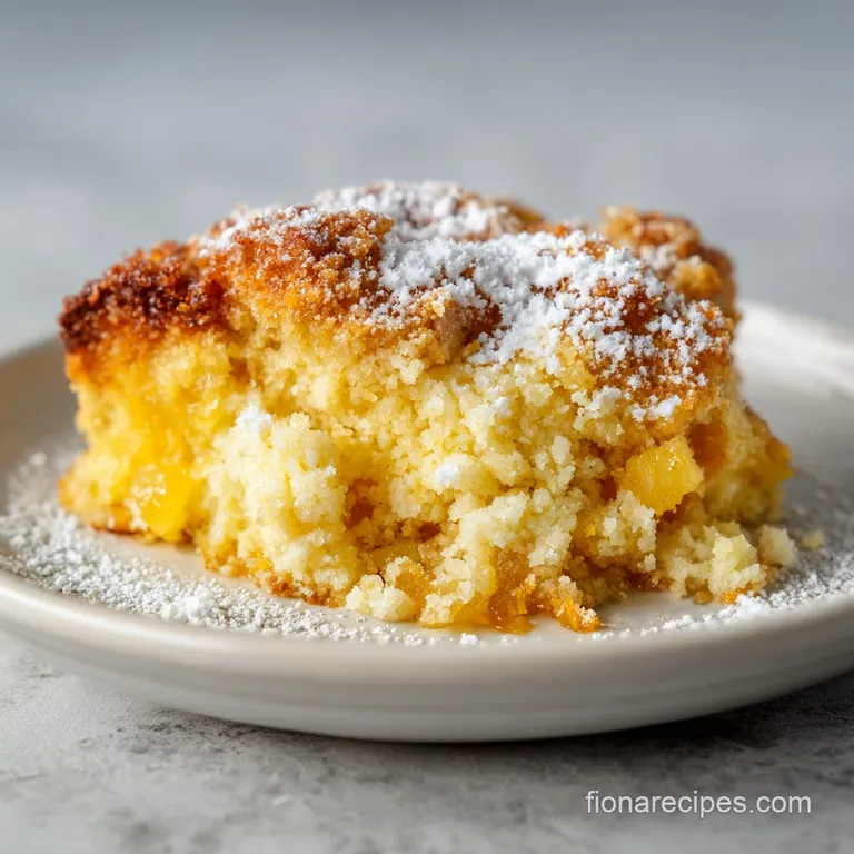 Pineapple Dump Cake Cobbler: Golden and Buttery