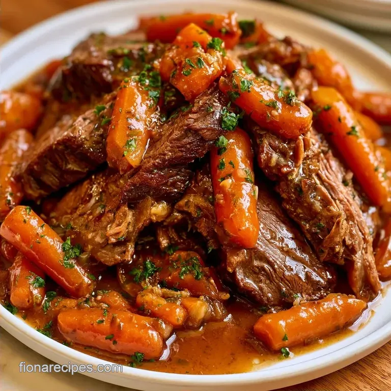 Pot Roast with Baby Carrots in 40 Minutes