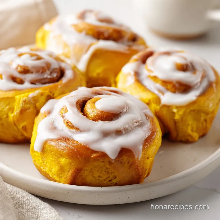 Pumpkin Cinnamon Rolls: Fluffy with Cream Cheese Icing
