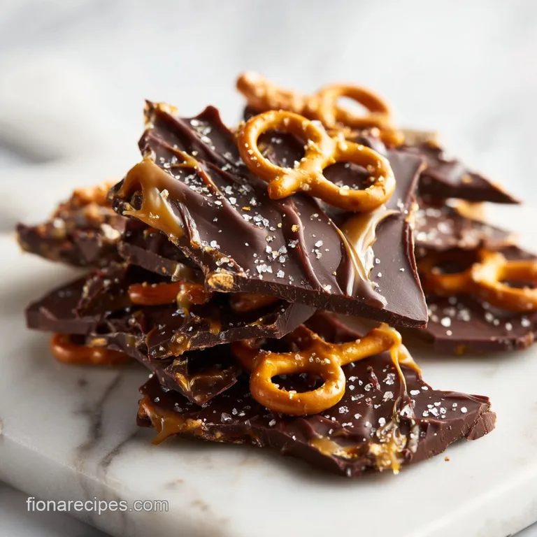 Salted Caramel Pretzel Bark: Sweet and Salty