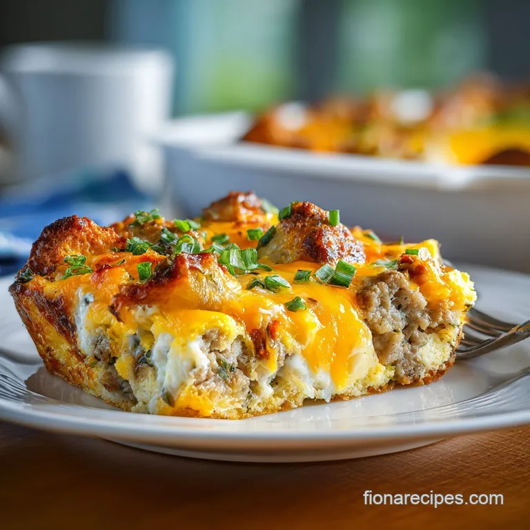 Sausage Breakfast Casserole: Crispy Hash Browns