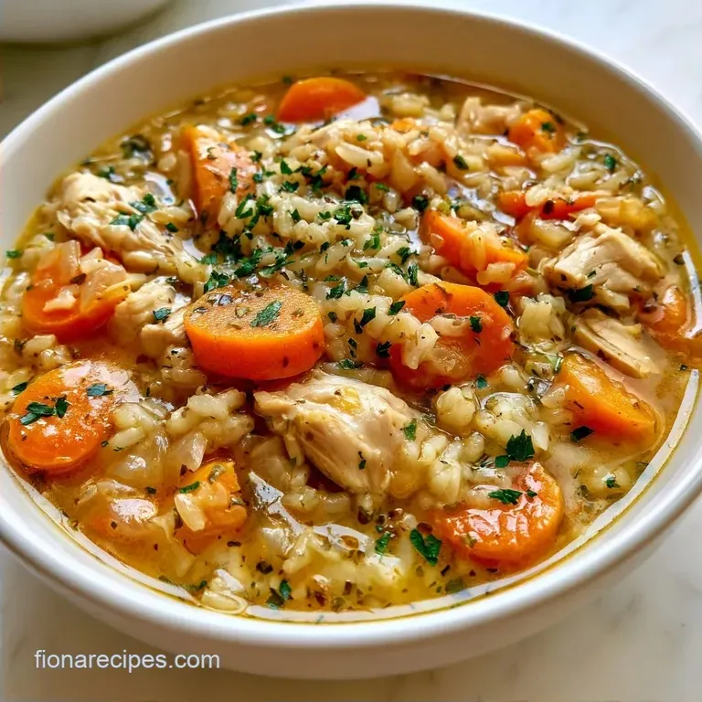 Slow Cooker Turkey and Rice Soup with Carcass