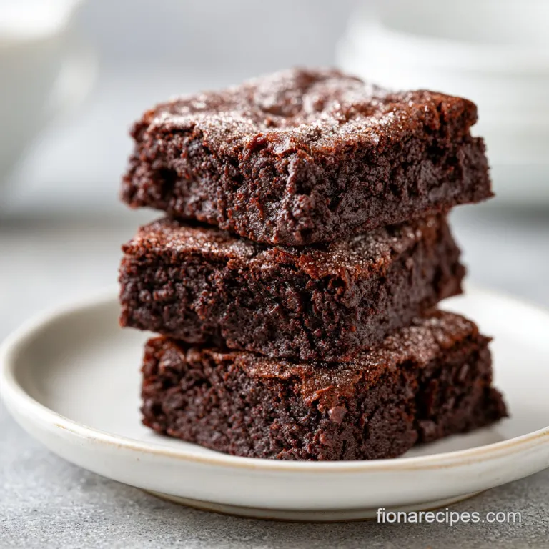 Small Batch Brownies: Dense and Fudgy