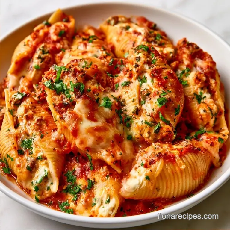 Jumbo Stuffed Pasta Shells With Ricotta
