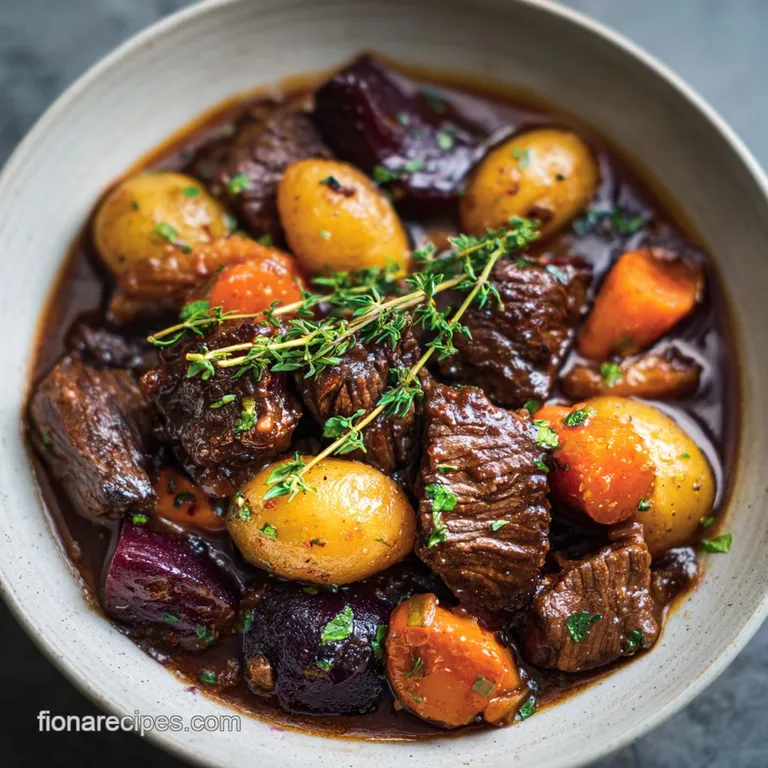 Slow Cooker Beef Stew: Tender & Rich