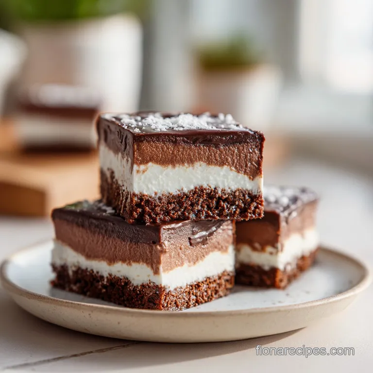 No-Bake Triple Chocolate Velvet Bars