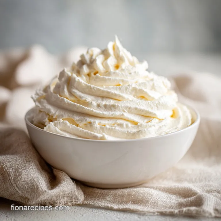 Elegant swirls of fluffy white frosting piped atop a cupcake on a white marble slab with soft natural lighting.