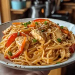 Chicken Spaghetti Lo Mein